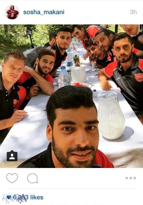 عکس/ میز ناهار پرسپولیسیها در ترکیه عکس/ میز ناهار پرسپولیسیها در ترکیه