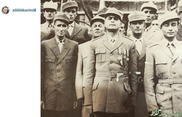عکس/ پدربزرگ علی کریمی