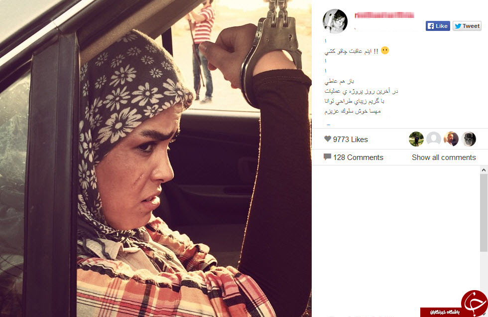 عکس/ عاقبت چاقوکشی ملیکا شریفی نیا!