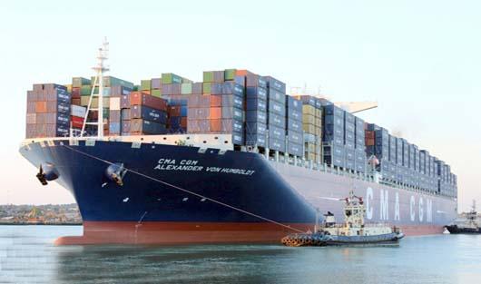 عکس/ عظیم ترین کشتی باری جهان