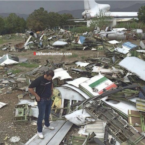 عکس/ بی توجهی به پرچم ایران توسط ایرلانی ایرانی