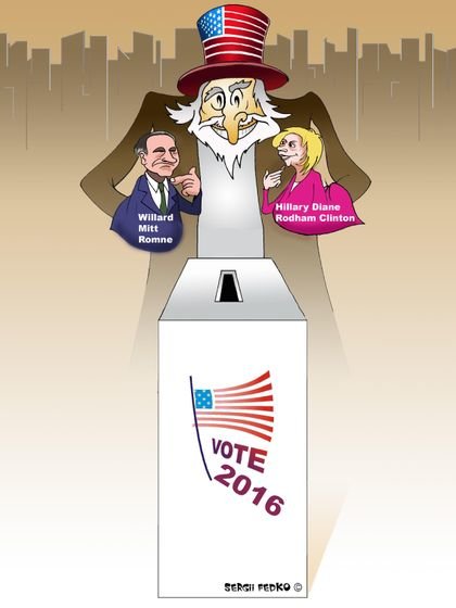 کاریکاتور/ انتخابات ریاست جمهوری آمریکا