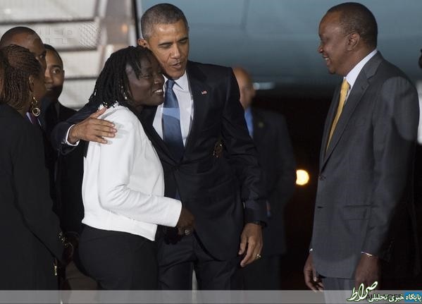 عکس/ استقبال کنندگان اوباما در کنیا عکس/ استقبال کنندگان اوباما در کنیا
