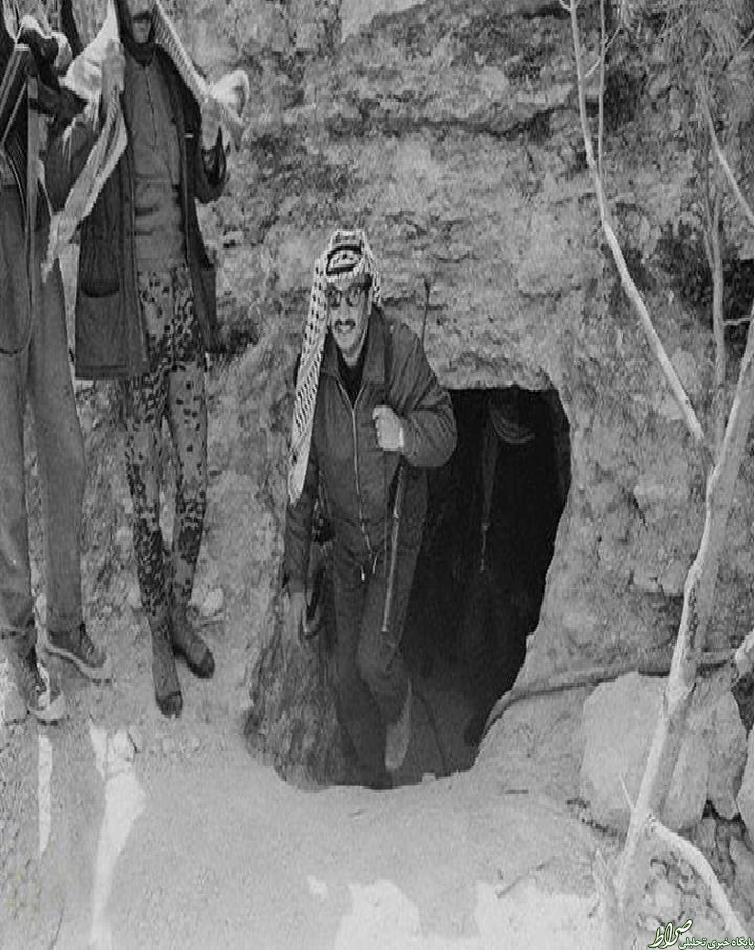 عکس/ مخفیگاه زیرزمینی یاسر عرفات