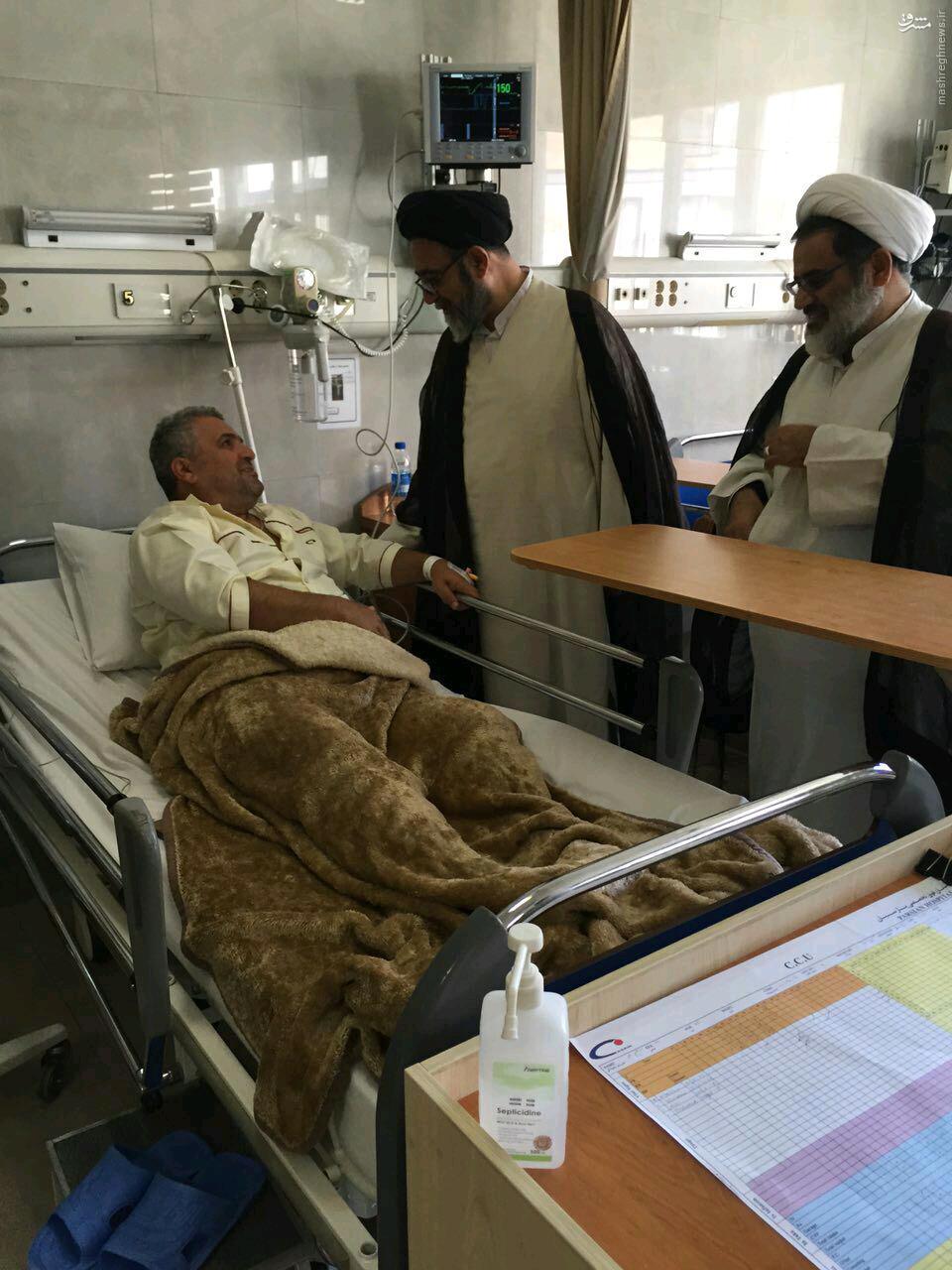 عکس/ مداح مشهور تبریزی در بیمارستان