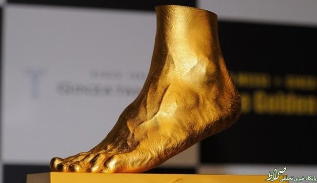 عکس/ پای چپ مسی طلایی شد!
