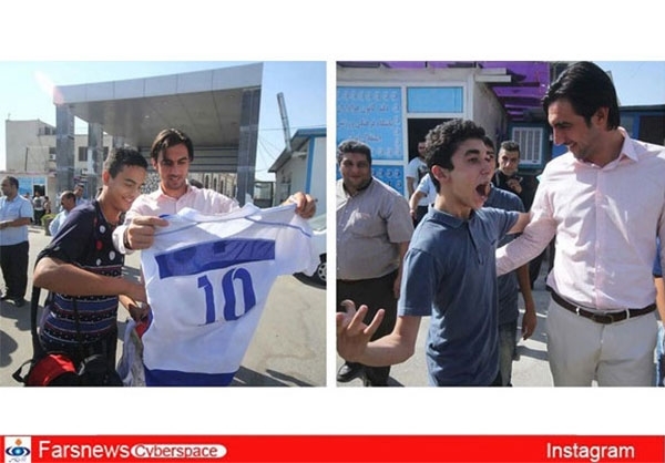 عکس/ اقدام ارزشمند کاپیتان استقلال