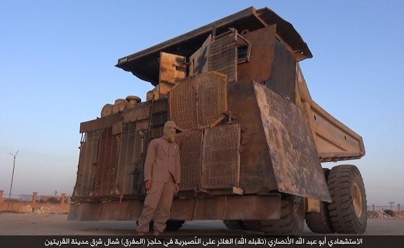 بمب متحرک هشت تنی داعش +تصاویر