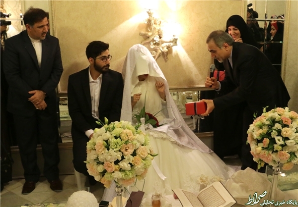 مراسم عقد با حضور برادر روحانی و باجناق ناطق نوری +تصاویر مراسم عقد با حضور برادر روحانی و باجناق ناطق نوری +تصاویر