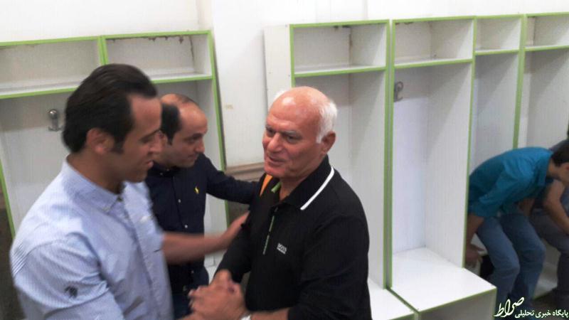 عکس/ کریمی در رختکن ستارگان