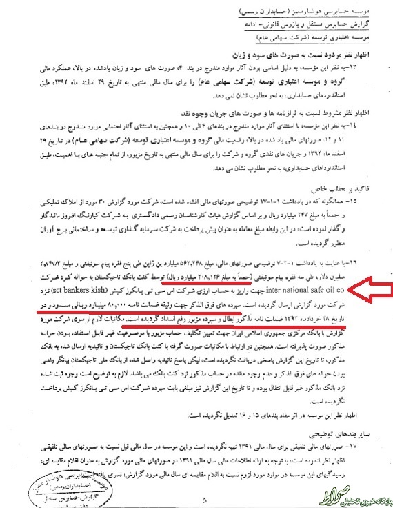 ضمانت 8 هزار میلیاردی برای ب.ز +سند ضمانت 8 هزار میلیاردی برای ب.ز +سند