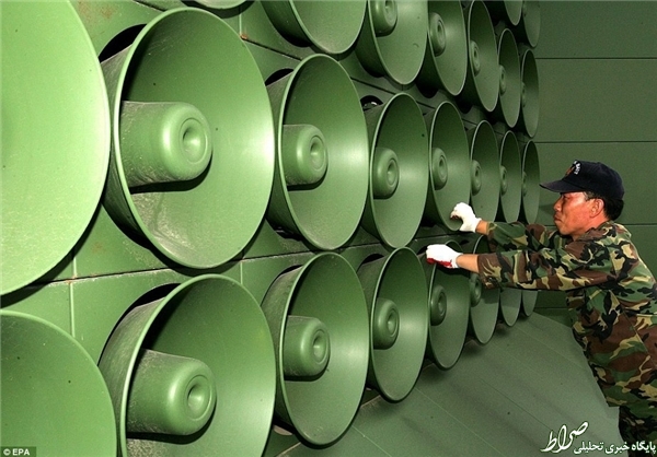 عکس/ بوقهای شعارپراکن کره جنوبی عکس/ بوقهای شعارپراکن کره جنوبی