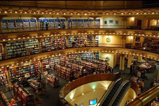 کتابفروشی مجلل در آرژانتین + عکس