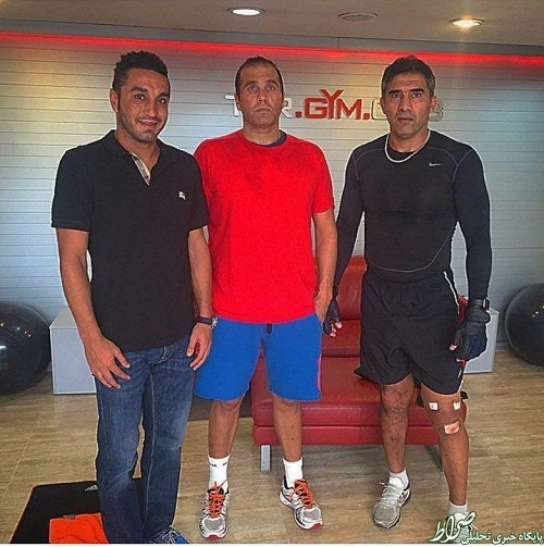 عکس/ تمرین عابدزاده بعد از جراحی