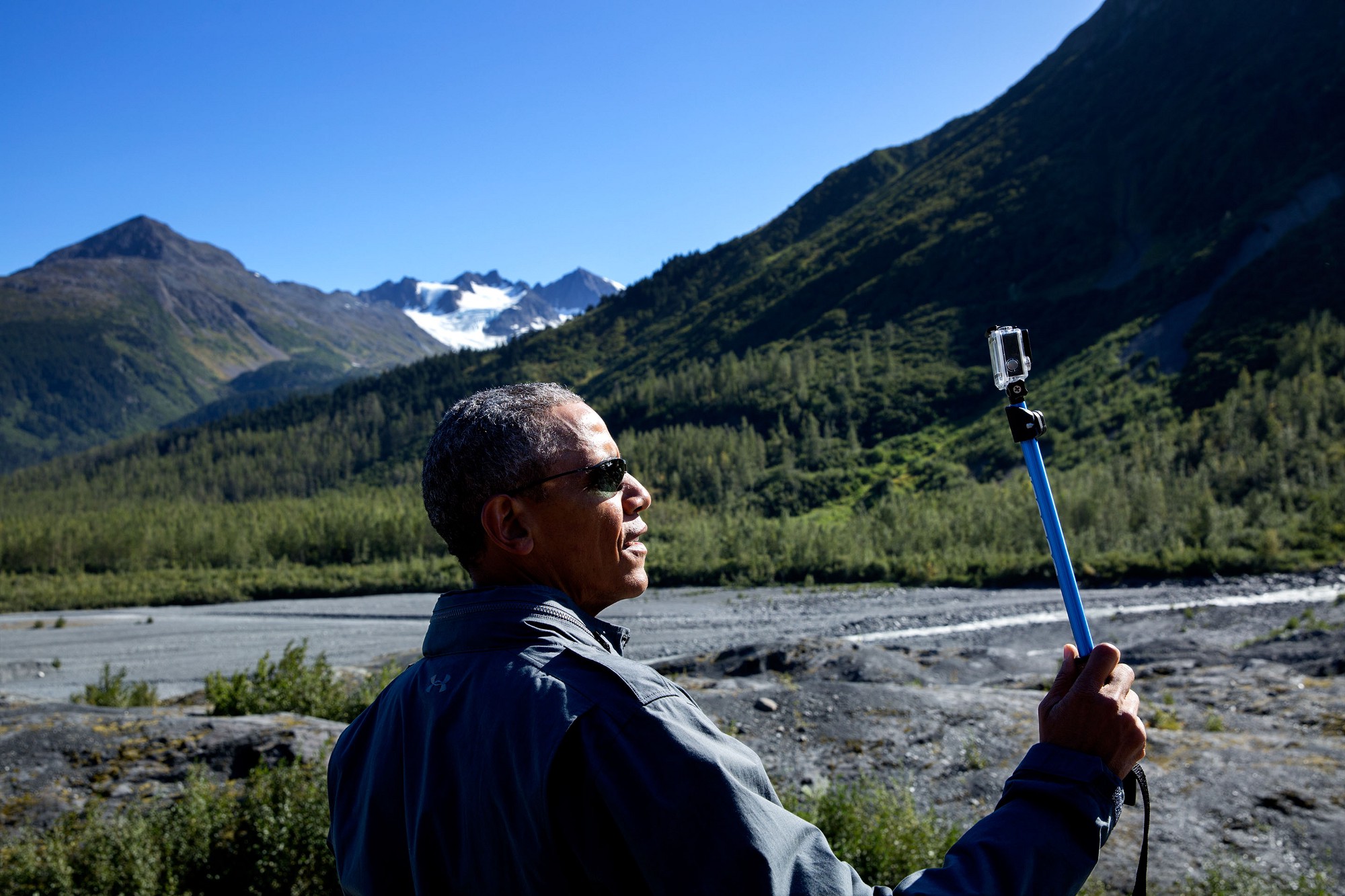 عکس/ سلفی اوباما با گوپرو