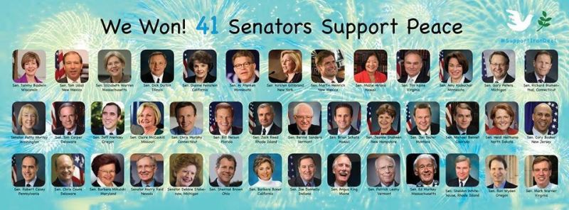 عکس/ 41 سناتور حامی توافق با ایران