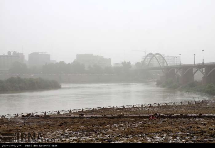 عکس/ هوای غبارآلود امروز خوزستان عکس/ هوای غبارآلود امروز خوزستان