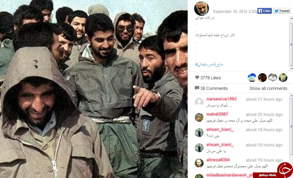 عکس/ سردار سلیمانی در سنگر