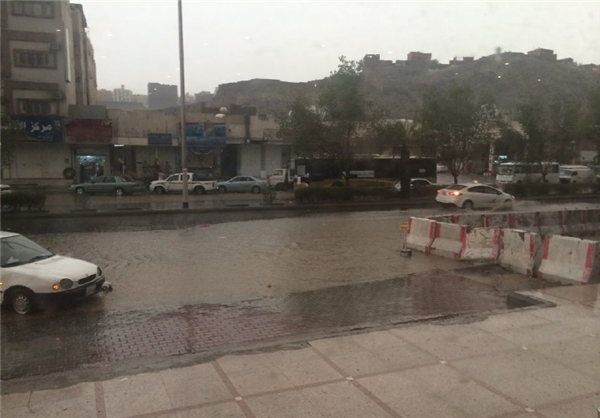 عکس/ طوفان و سیل در مکه