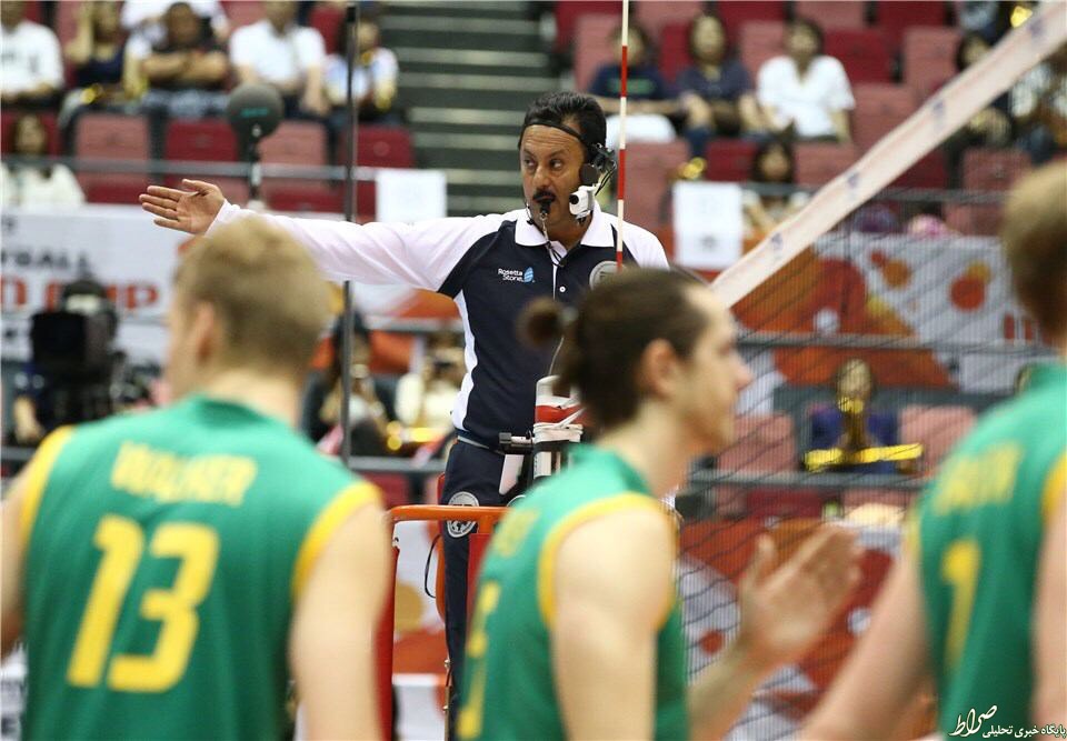 اعتراض داوران به تصمیم زشتFIVB +عکس