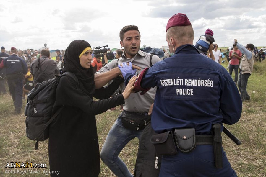 Стычка небольшая. Беженцы в Венгрии. Венгрия эмигранты.