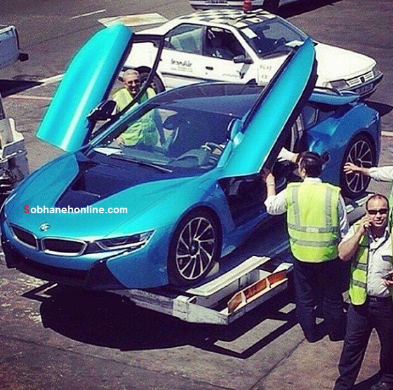 عکس/ورود BMWمیلیاردی به تهران باهواپیما