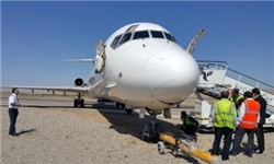 عکس/خارج‌شدن هواپیما ازباندفرودگاه درتبریز!