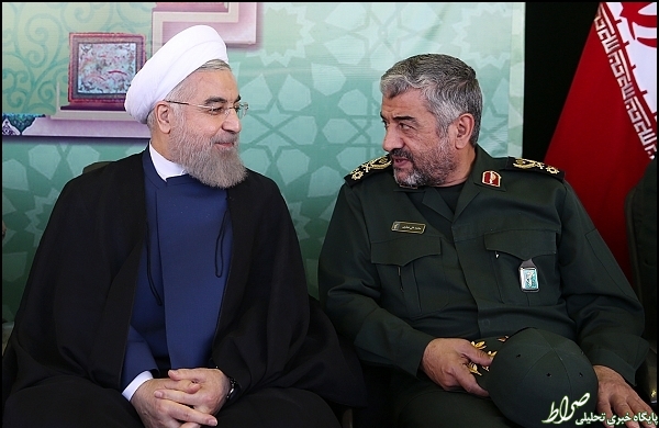 گفت‌وگوی سردار جعفری و روحانی