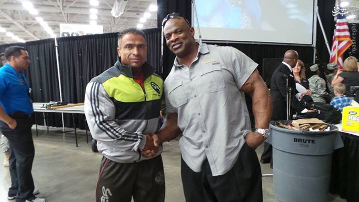 عکس/ بیت الله عباسپور در کنار رونی کلمن