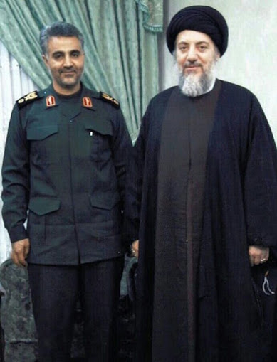 عکس/ سردار سلیمانی در کنار شهید حکیم عکس/ سردار سلیمانی در کنار شهید حکیم