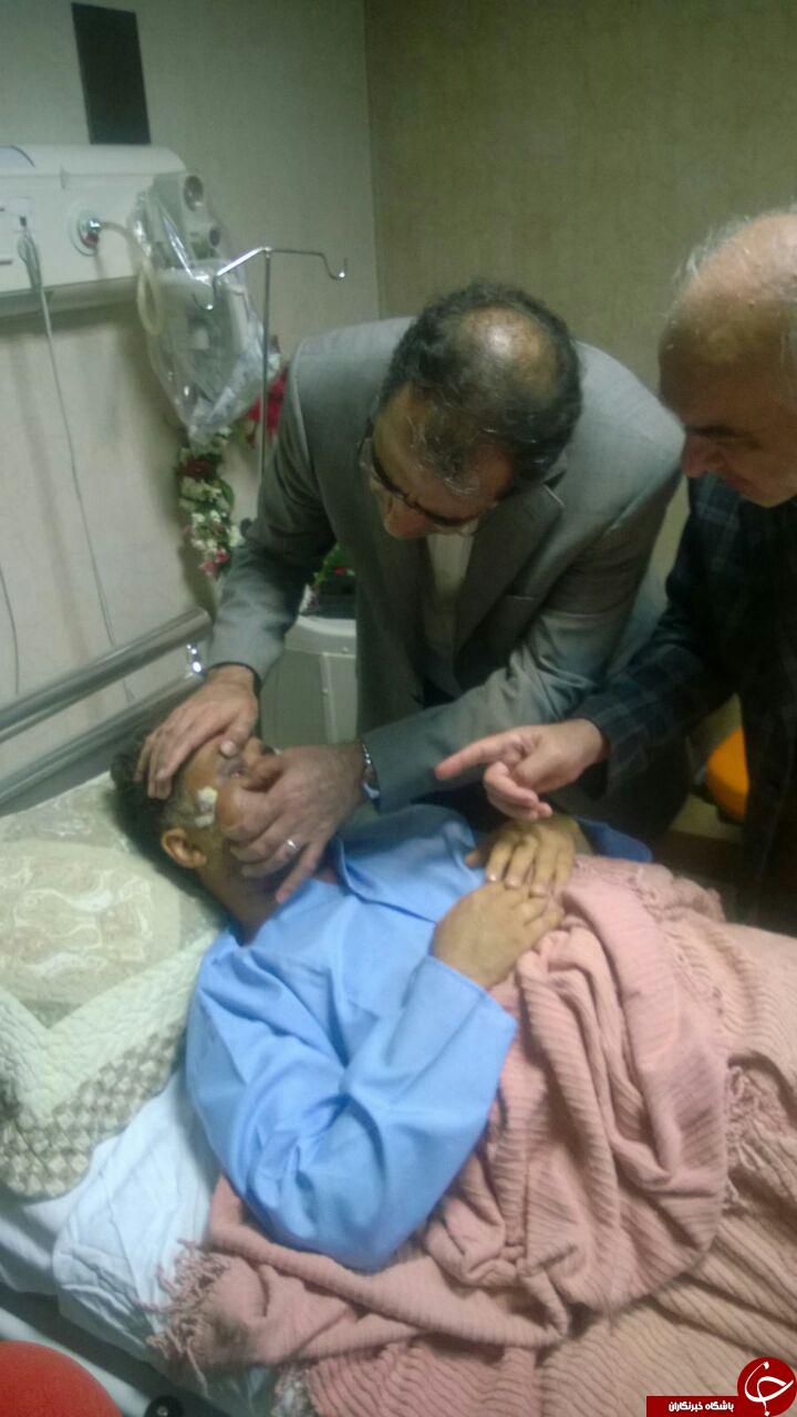 وزير بهداشت حسينی را معاينه کرد +تصاویر