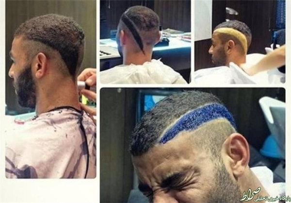 مدل موی عجیب ستاره فرانسه +عکس مدل موی عجیب ستاره فرانسه +عکس