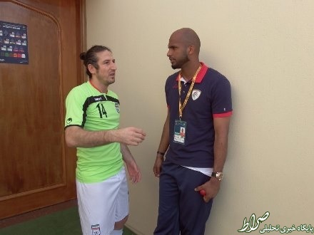 عکس/ خوش‌وبش کاپیتان‌های ایران و عمان