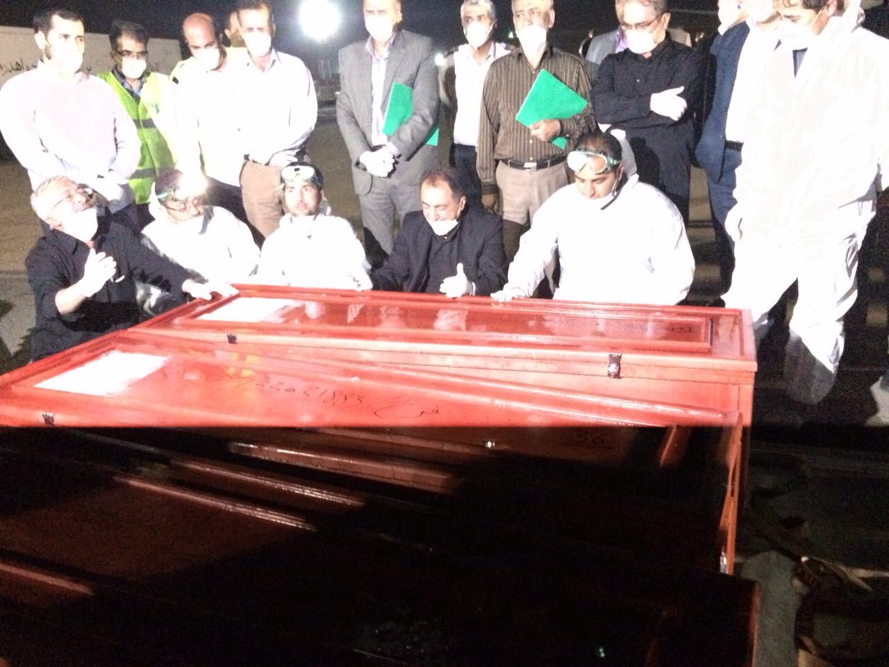 عکس/عزاداری برای خبرنگار جانباخته درفرودگاه