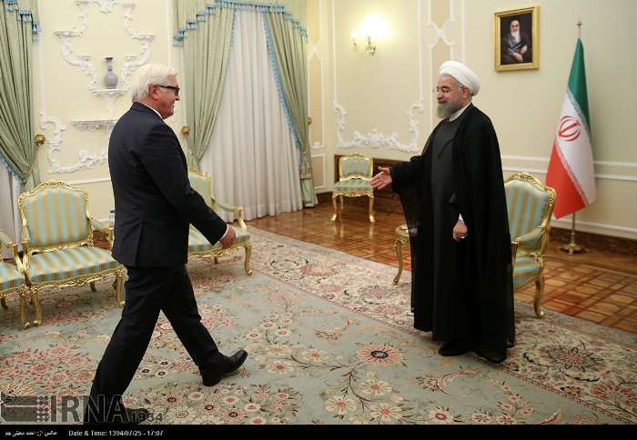 عکس/ دیدار وزیر خارجه آلمان با روحانی