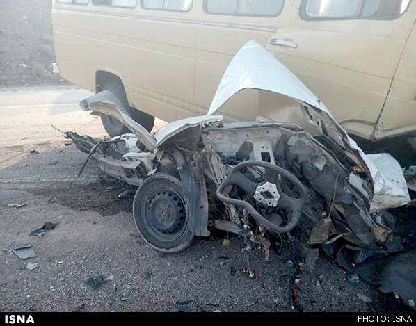 14 کشته و زخمی در جاده مرگ +تصاویر