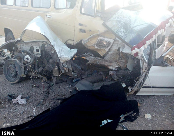 14 کشته و زخمی در جاده مرگ +تصاویر