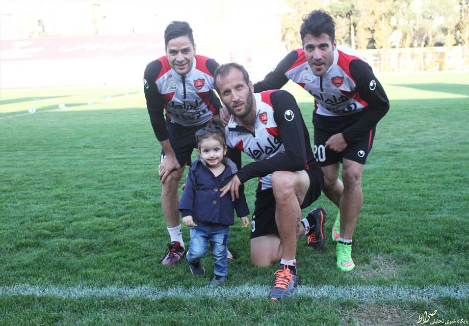 عکس/میهمان ویژه تمرین امروزپرسپولیس