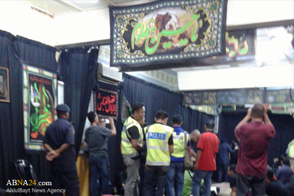 حمله پلیس مالزی به عزاداران +تصاویر