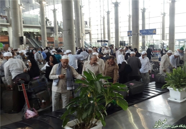 تصاویر/ اولین پرواز بازگشت حجاج ایرانی