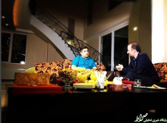 عکس/ مصاحبه شهرام جزایری با صداوسیما