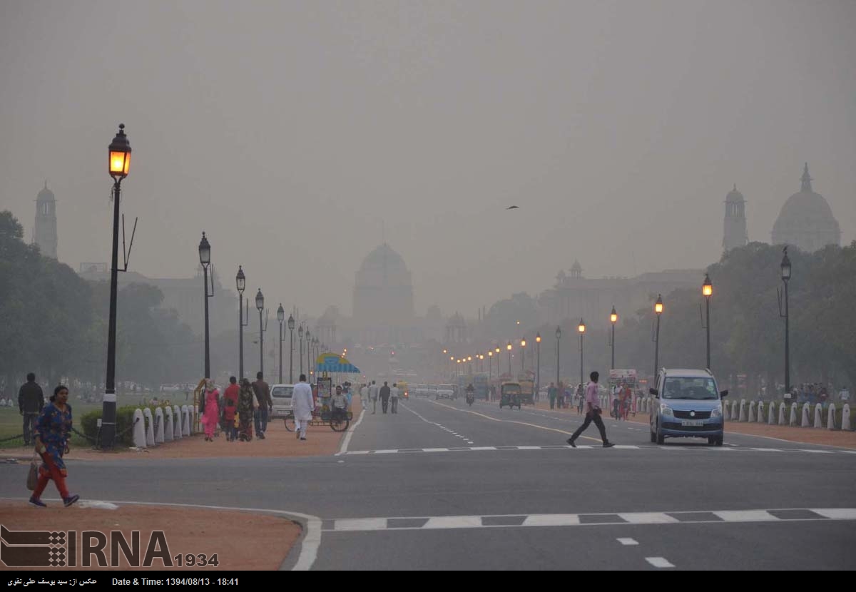 عکس/ آلودگی هوای در دهلی نو عکس/ آلودگی هوای در دهلی نو