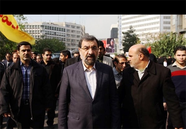 عکس/ محسن رضایی در یوم الله 13 آبان