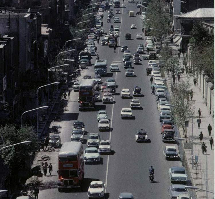 عکس قدیمی‌ از خیابان فردوسی تهران