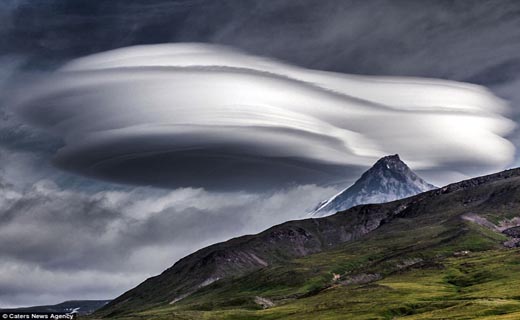 معمای ابرهای عجیب در روسیه +تصاویر