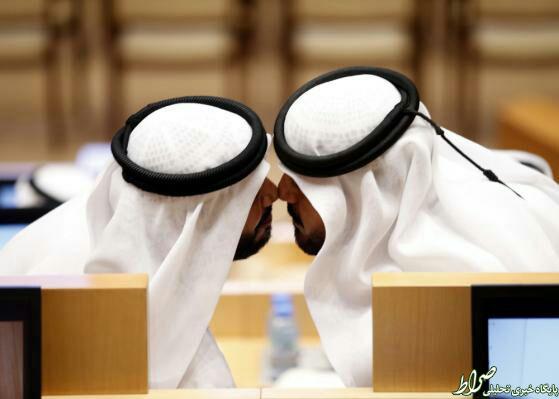 عکس/ خوش و بش به شیوه دو مقام اماراتی!