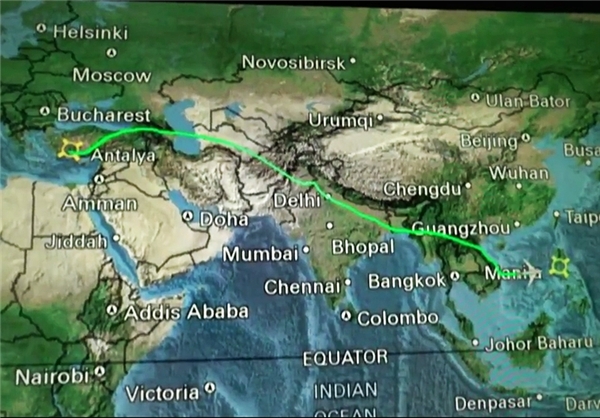 تغییر مسیر عجیب هواپیمای اوباما +نقشه