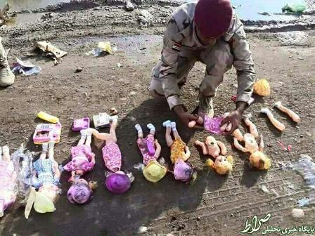 بمبهای عروسکی در جاده بغداد +عکس