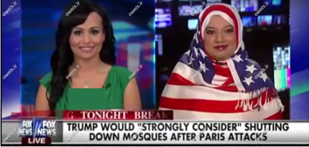 عکس/ پرچم آمریکا روسری شد! عکس/ پرچم آمریکا روسری شد!