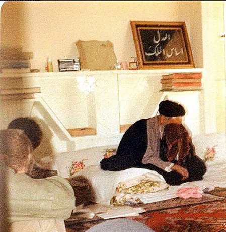 عکسی دیده نشده از عزاداری امام(ره)